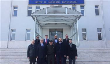 Alay Komutanı Albay Yılmaz Özdemir’i Ziyaret ettik.