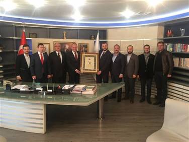 Belediye Başkanı Sayın Mehmet Keleş’i ziyaret ettik