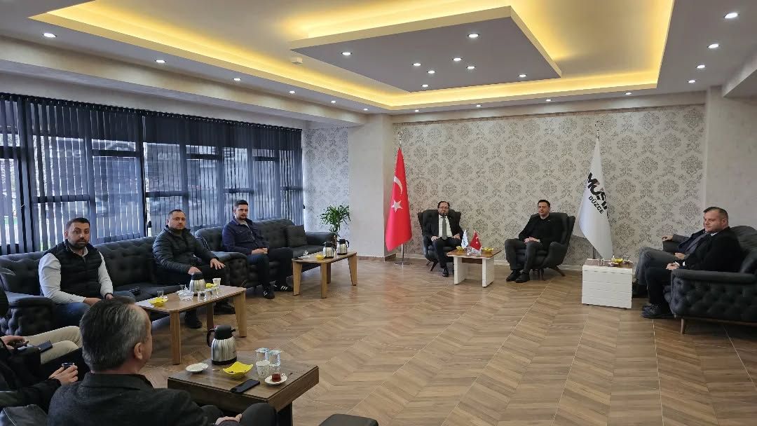 Ziraat Katılım Bankası Müdürü Sayın Fatih SARICA derneğimize ziyarette bulundular 