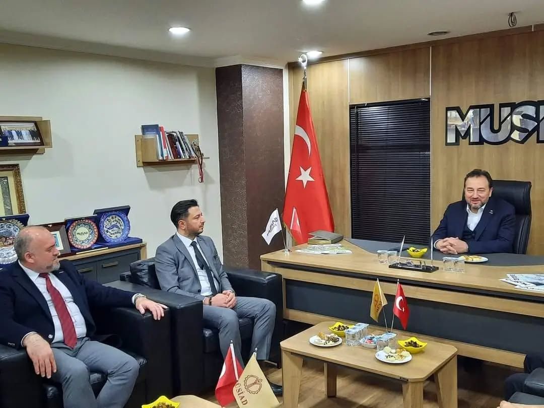 MÜSİAD GENEL MERKEZ BAŞKANIMIZ SAYIN MAHMUT ASMALI  DERNEĞİMİZE ZİYARETTE BULUNDURLAR