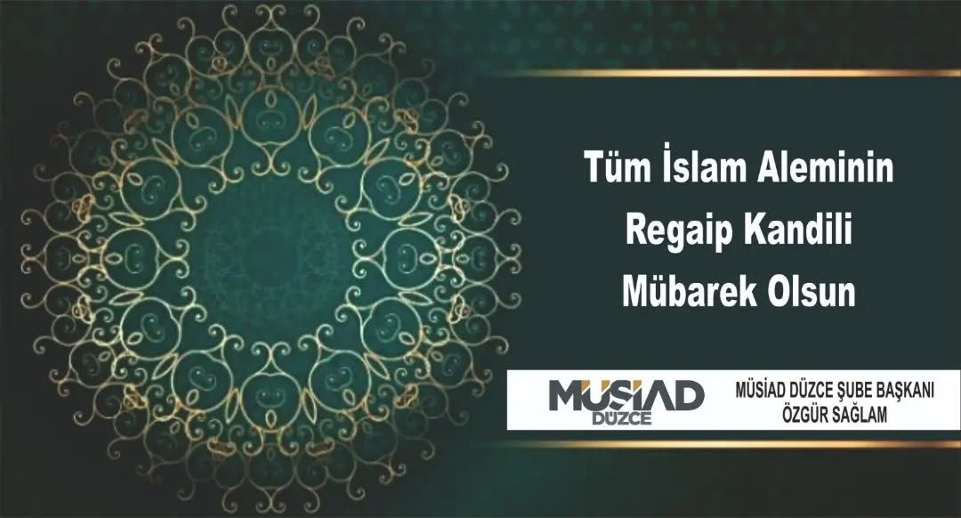 Regaip Kandili Mübarek olsun