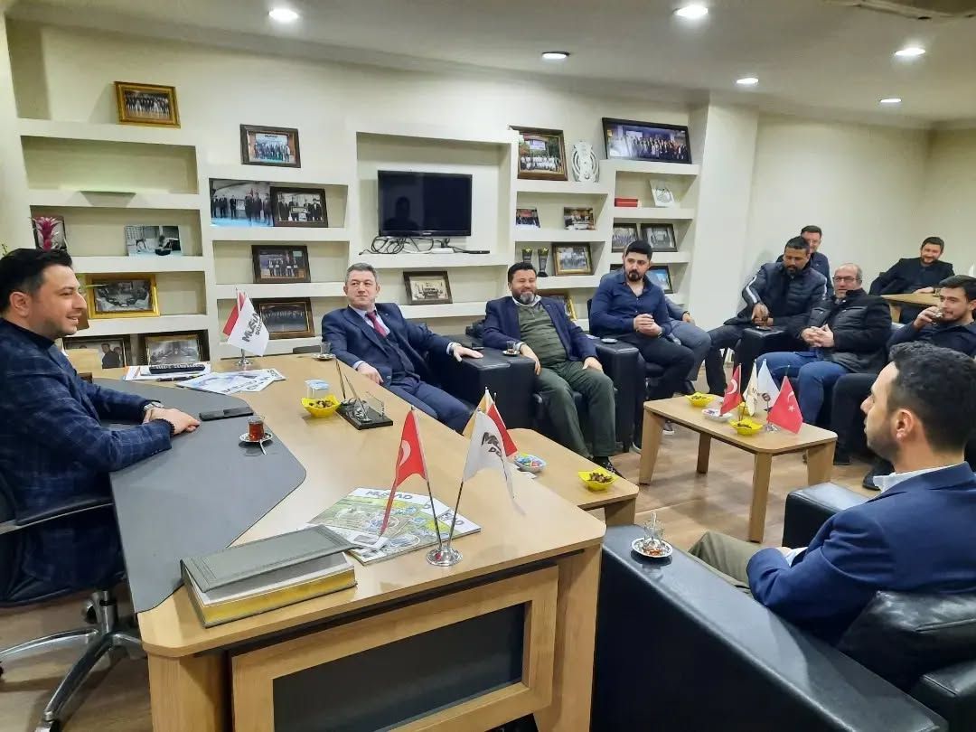Sayın Serhat GEÇTİM VE heyeti derneğimize ziyartte bulundular