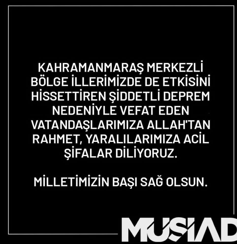 Milletimizin başı sağ olsun.