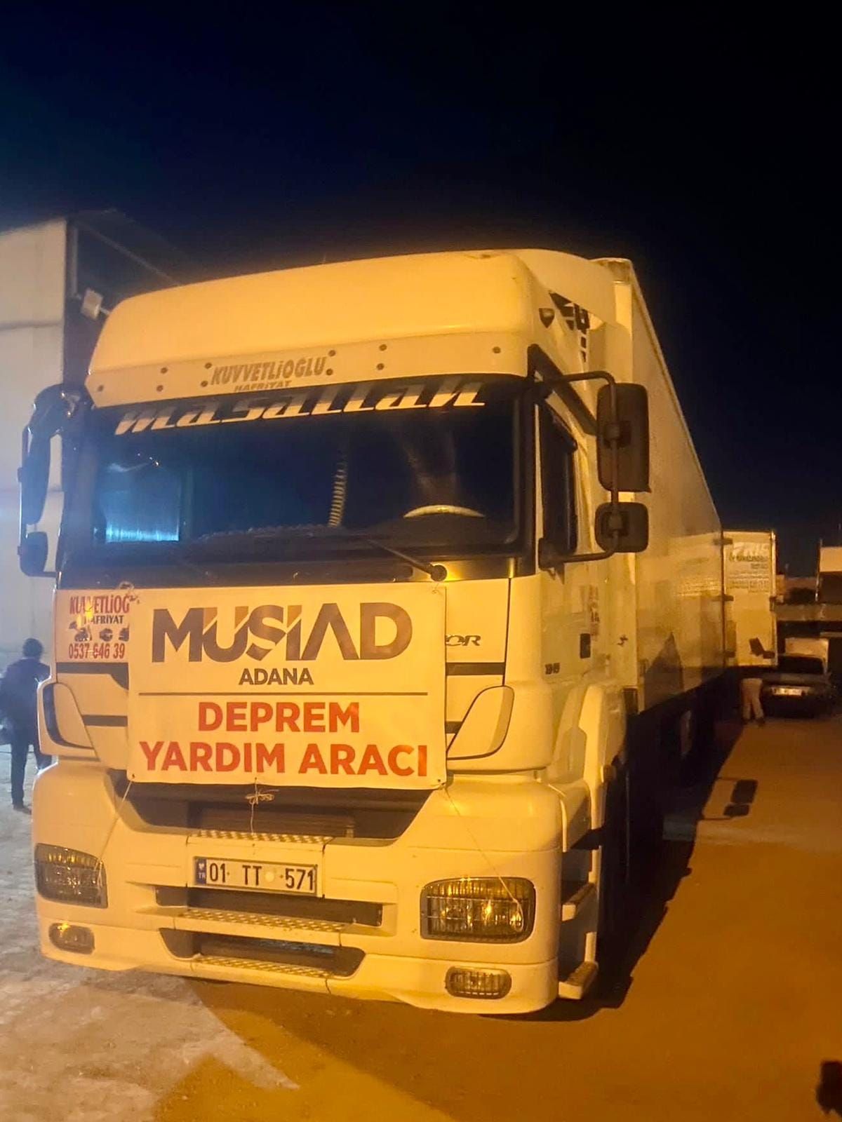 Yardım Tırlarımız Afet Bölgesine Doğru Hareket Halinde