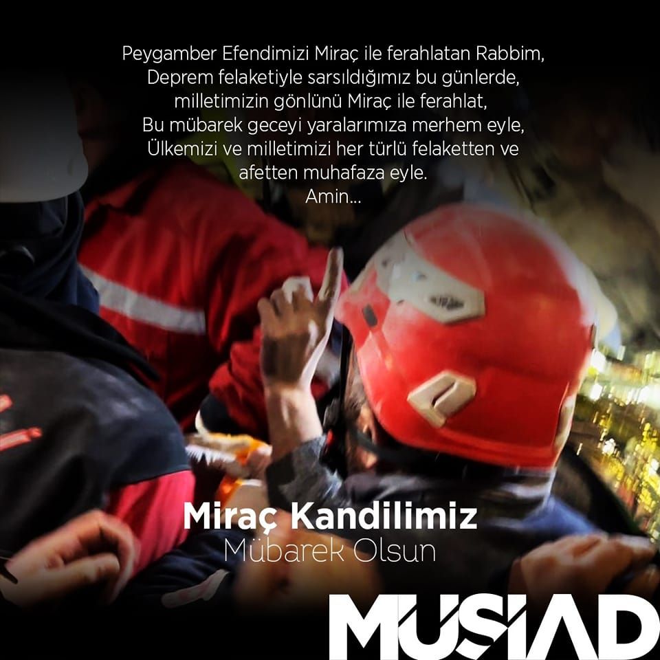 Miraç Kandilimiz Mübarek Olsun