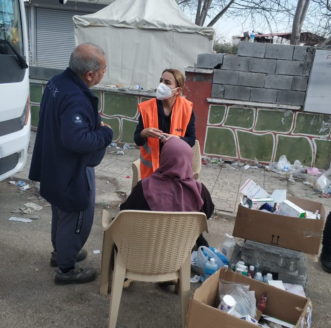 Gönüllü Sağlıkçılar Hatay'da