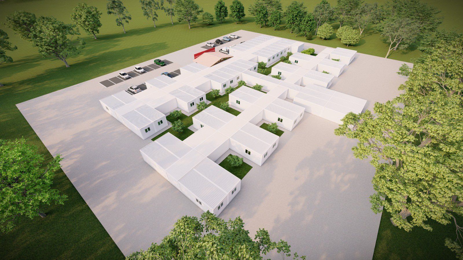 Kocaeli Büyükşehir Belediyesi ve Genel Merkezimizin İşbirliğiyle Hatay'da 6500 m2'lik Sahra Hastanesi