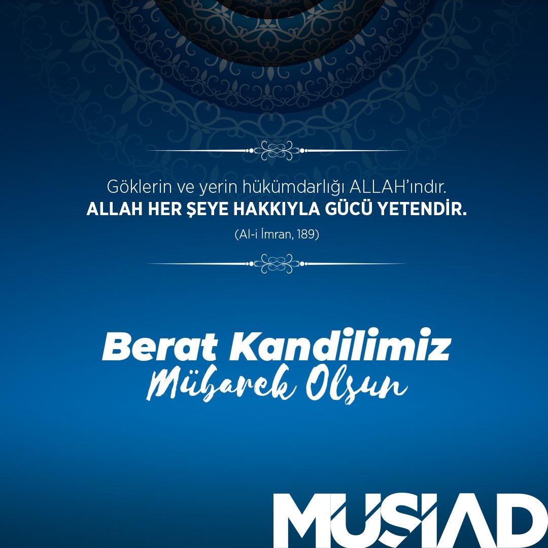 BERAT KANDİLİMİZ MÜBAREK OLSUN