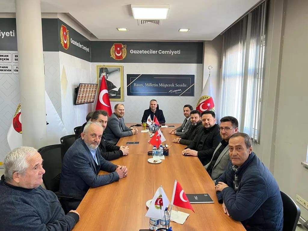 Düzce Gazeteciler Cemiyeti Başkanı Sayın İslam KELEŞ'i ziyaret ettik