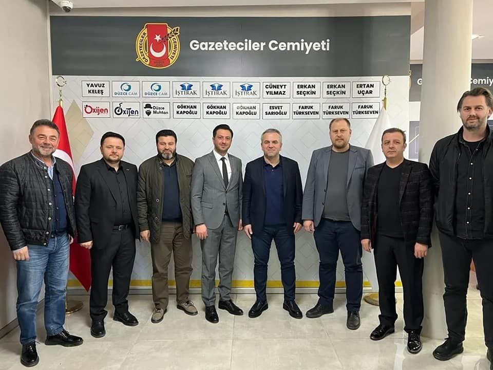 Düzce Gazeteciler Cemiyeti Başkanı Sayın İslam KELEŞ'i ziyaret ettik
