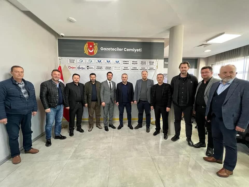 Düzce Gazeteciler Cemiyeti Başkanı Sayın İslam KELEŞ'i ziyaret ettik