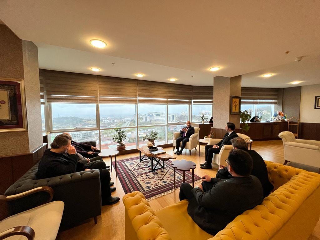  Rektörümüz Sayın Nedim SÖZBİR 'i ziyaret ettik