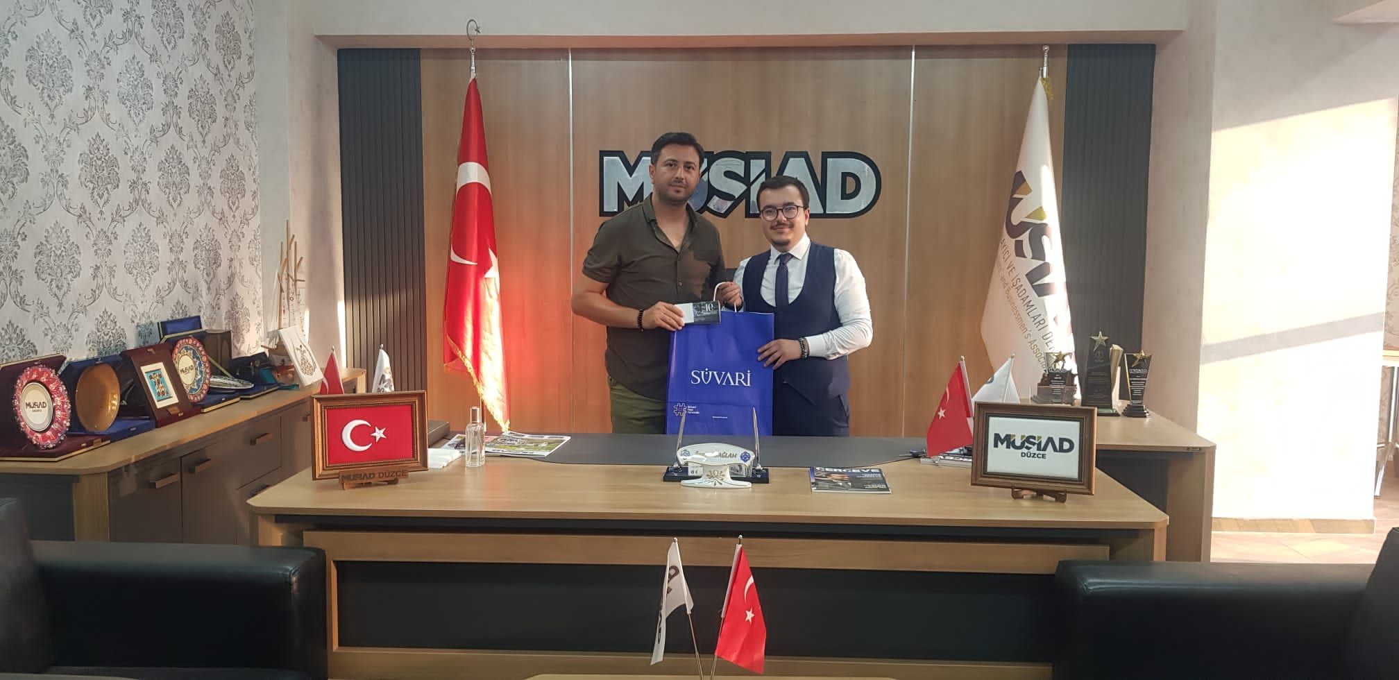 Süvari Düzce Müdürü Sayın Mehmet CAN Bey derneğimize ziyarette bulundu