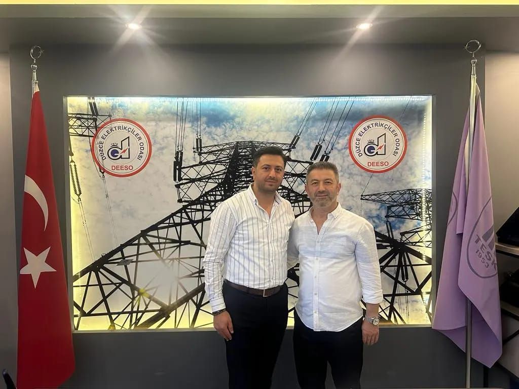 Elektrikçiler Esnaf ve Sanatkarlar Odası Başkanı Sayın Serhat GEÇTİM'i ziyaret ettik