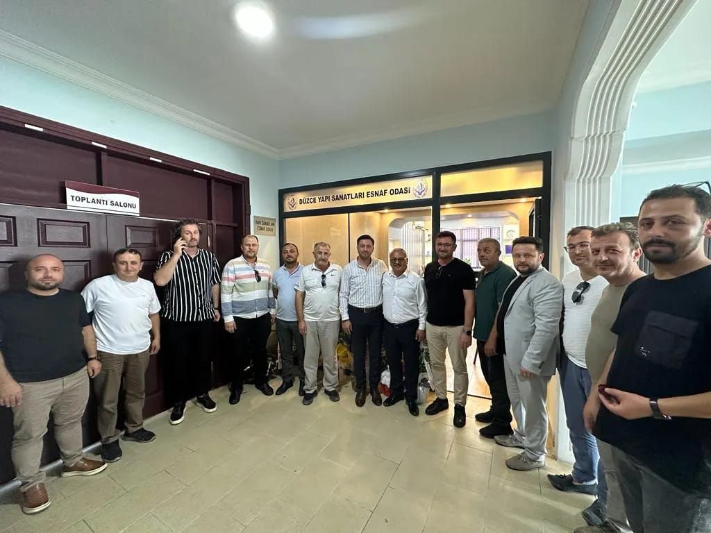 Yapı Sanatları Esnaf Odası Başkanı Sayın Bülent KESER 'i ziyaret ettik
