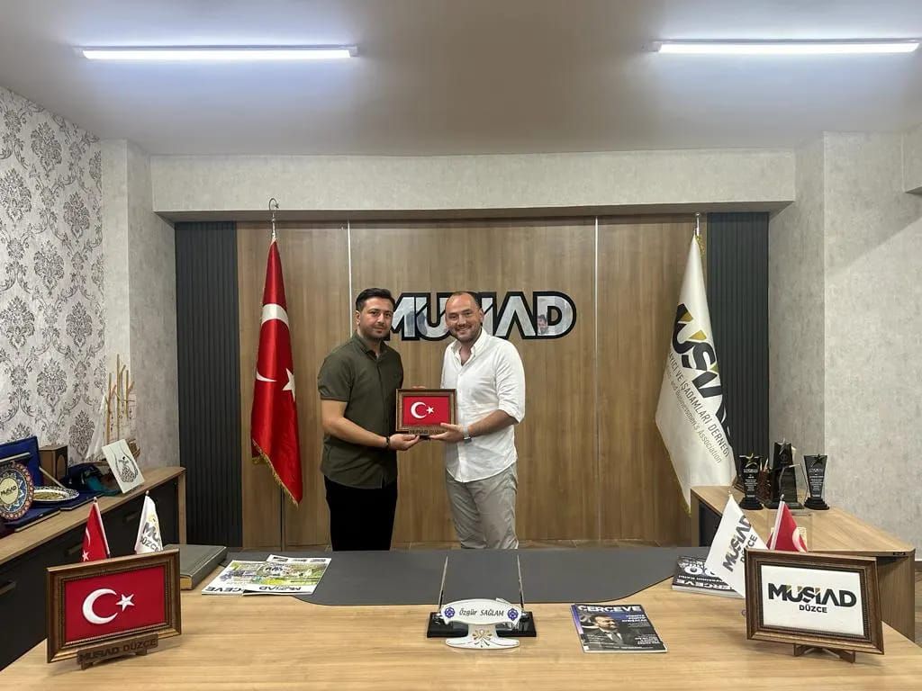 MÜSİAD Genel Merkez ve Karadeniz Ereğli Başkanlarından Derneğimize Ziyaret
