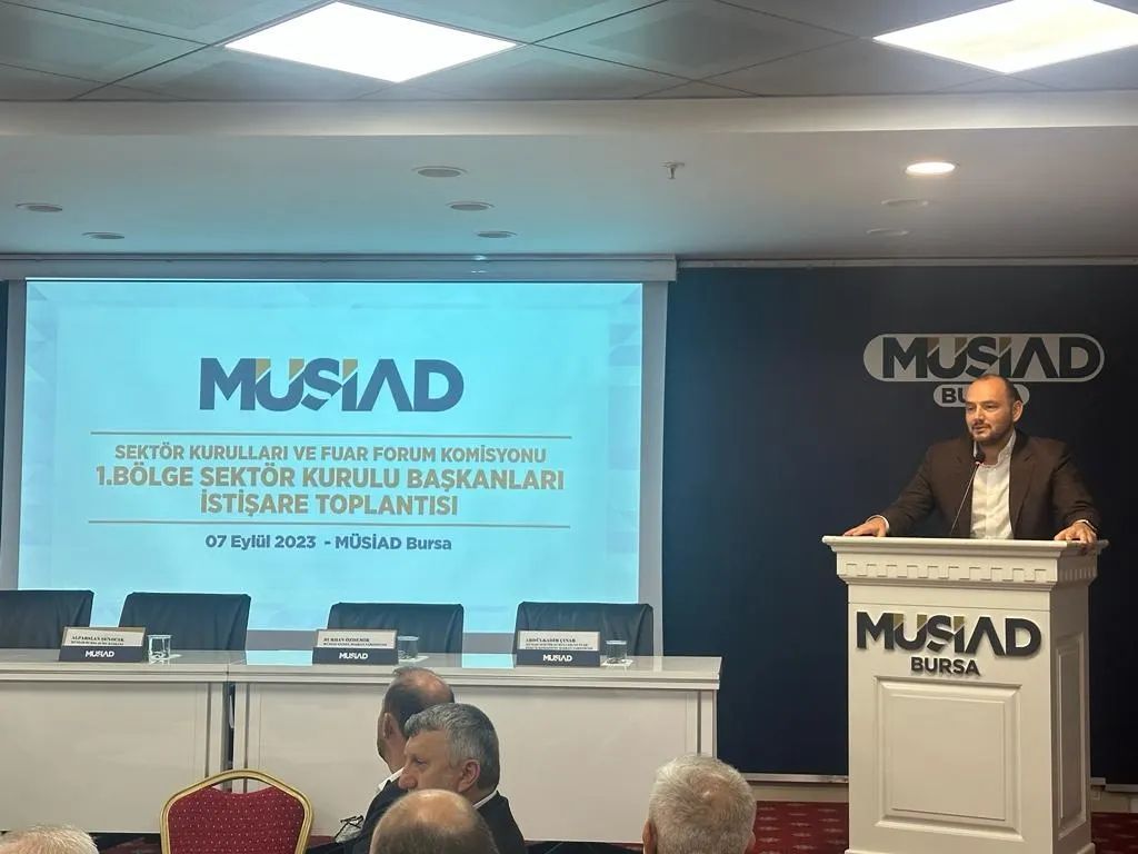 MÜSIAD Bursa şubemizin ev sahipliğinde gerçekleştirilen 1. Bölge Sektör Kurulu Başkanları İstişare Toplantısını Gerçekleştirdik 