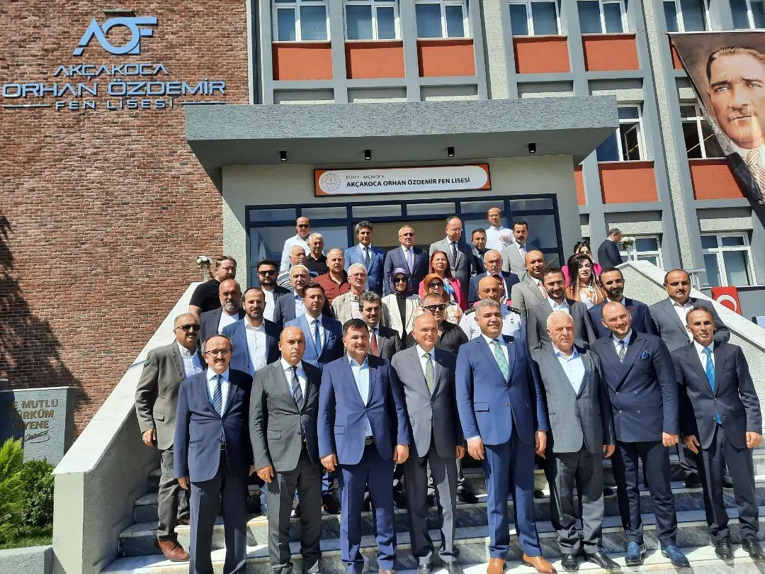 Akçakoca Orhan Özdemir Fen Lisesinin  açılışını gerçekleştirdik