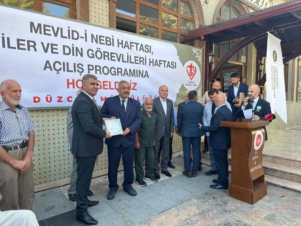 Mevlidi Nebi Haftası ile Camiler ve  Din Görevlileri Haftası açılış ve kutlama programını gerçekleştirdik