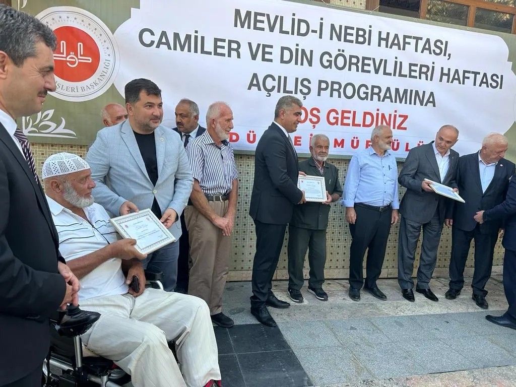 Mevlidi Nebi Haftası ile Camiler ve  Din Görevlileri Haftası açılış ve kutlama programını gerçekleştirdik