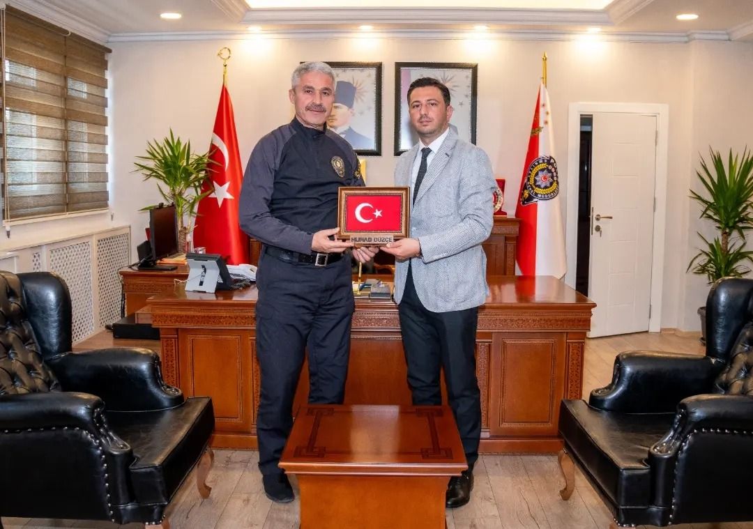 Düzce İl Emniyet Müdürü Sayın İbrahim ERGÜDER 'i ziyaret ettik