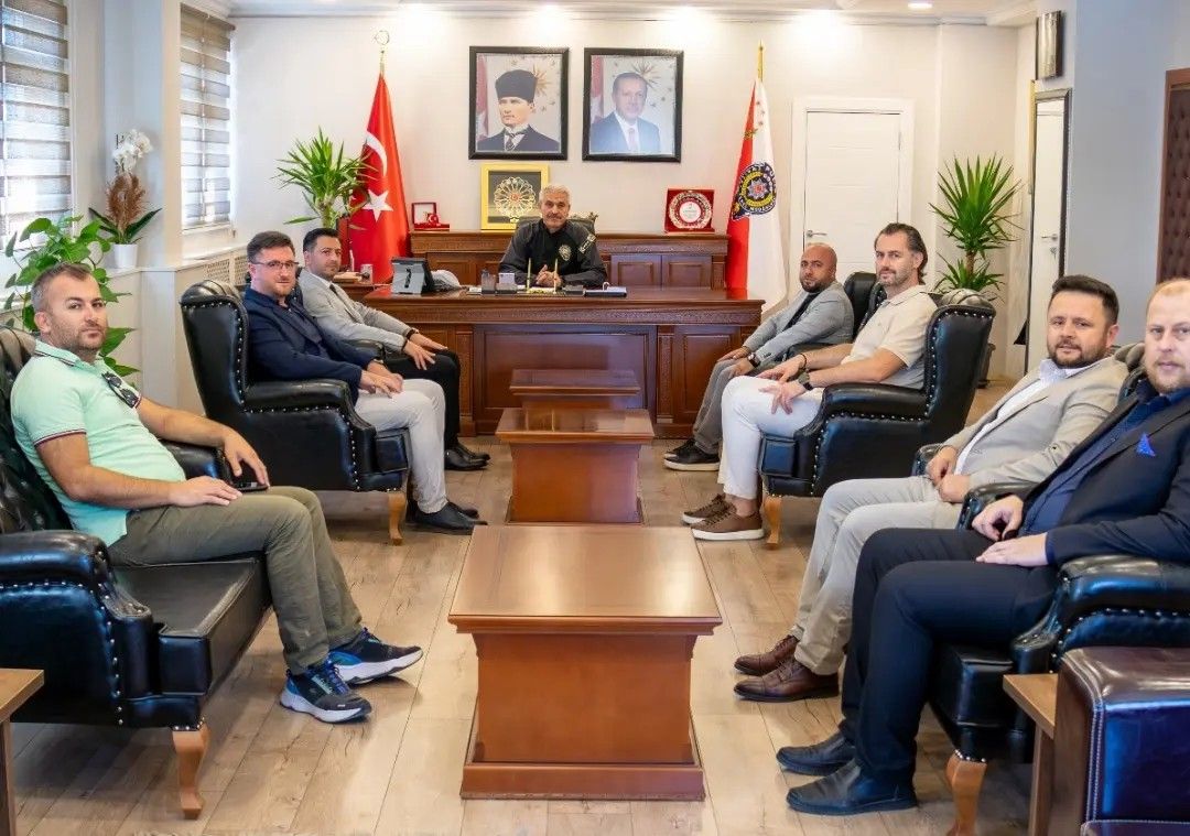 Düzce İl Emniyet Müdürü Sayın İbrahim ERGÜDER 'i ziyaret ettik