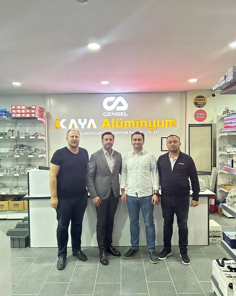 Kaya Alüminyum imtiyaz sahibi Sayın Ümit ÇENGEL'i ziyaret ettik. 