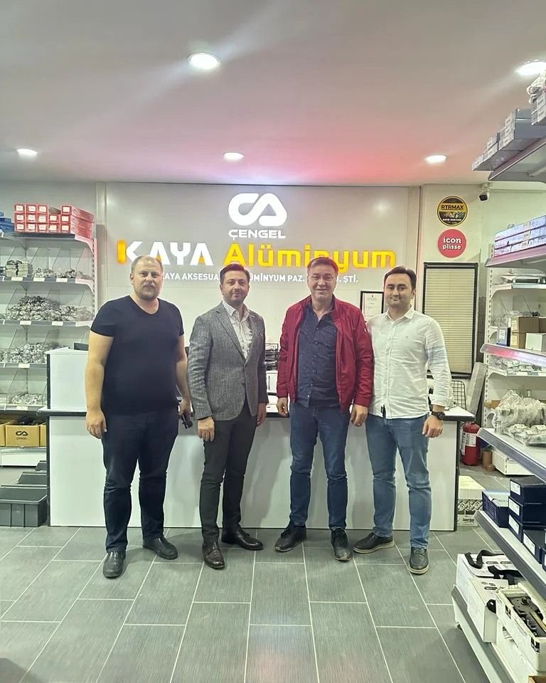 Kaya Alüminyum imtiyaz sahibi Sayın Ümit ÇENGEL'i ziyaret ettik. 