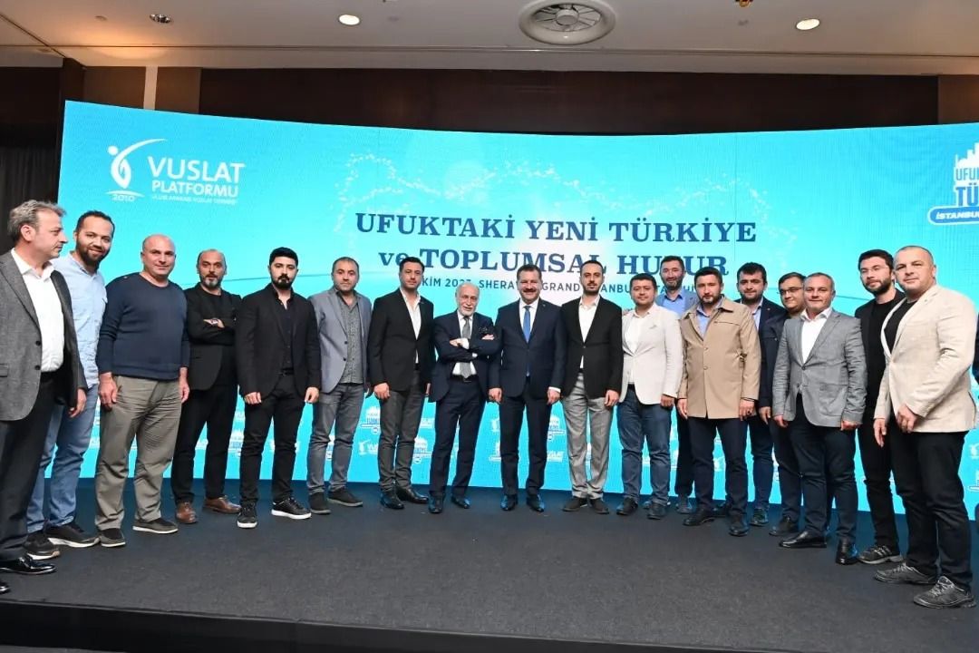 Ufuktaki  Yeni Türkiye ve Toplumsal Huzur  programına katılım sağladık