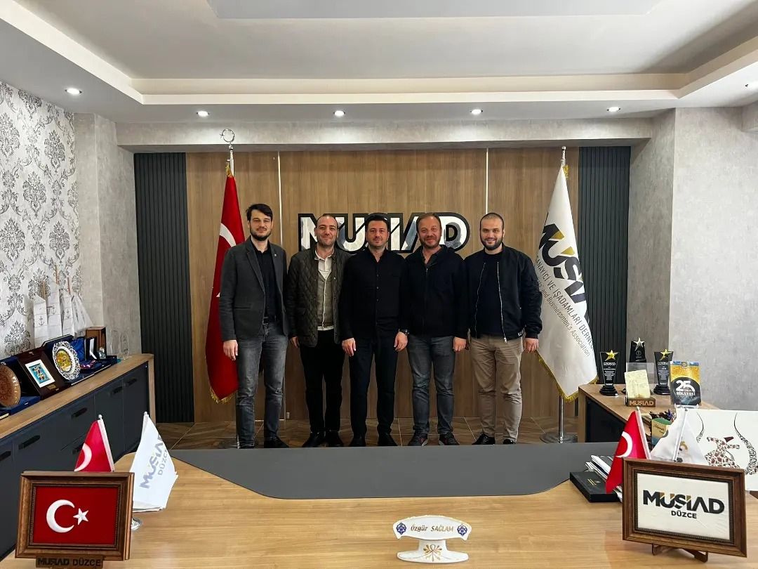 Genç MÜSİAD Dönem Başkanımız Levent BİLGİN ve üyelerimiz Derneğimize ziyartte bulundular. 